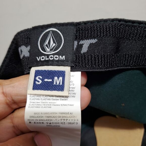 Volcom Mens Full Stone Cedar Green Flexfit Hat Clothing Apparel Snowboarding NWT - Picture 9 of 10